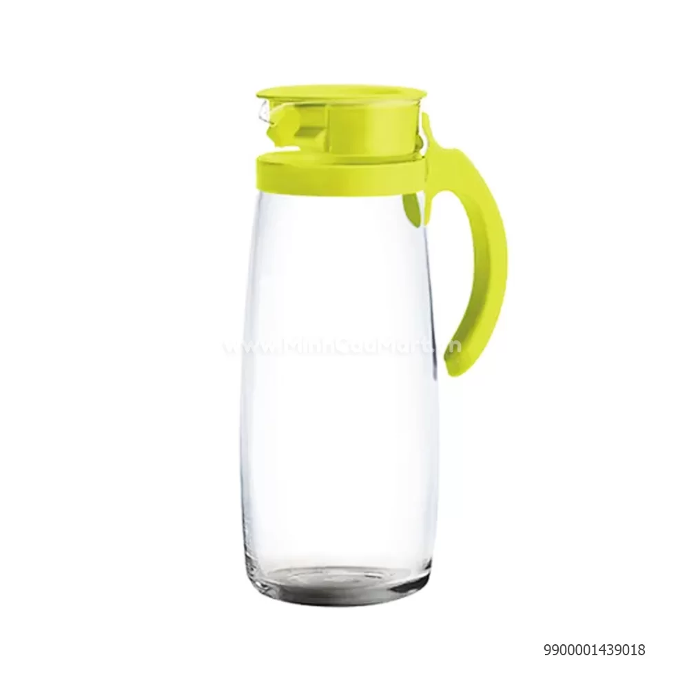 Bình thuỷ tinh hoa đẹp 18344H 1.3L hoa mới Bình thuỷ tinh hoa đẹp 18344H 1.3L hoa mới