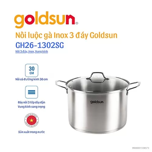 Nồi inox GH26-1302SG - 30CM 