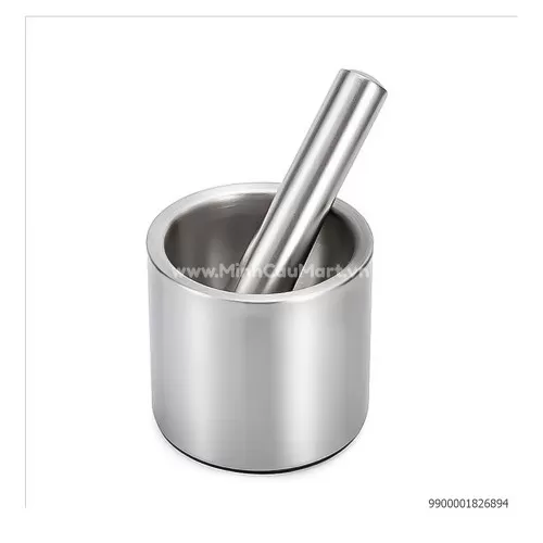 Bộ chày cối inoox 2 lớp 12CM
