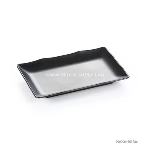 Đĩa chữ nhật W5408 đen  Đĩa chữ nhật W5408 đen
