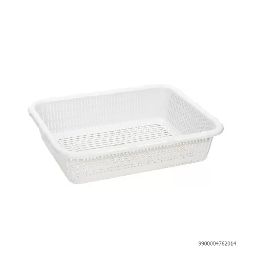 Rổ Nhựa Đốt Trúc Bé Hokori 3536 Màu Trắng