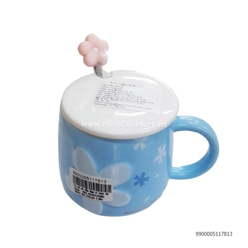 Ca sứ có nắp đẹp in hình 450ml 173 Ca sứ có nắp đẹp in hình 450ml 173
