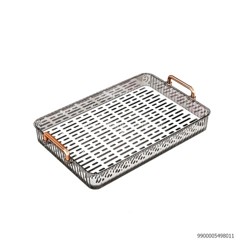 Khay úp cốc nhựa trắng 2 quai 2269