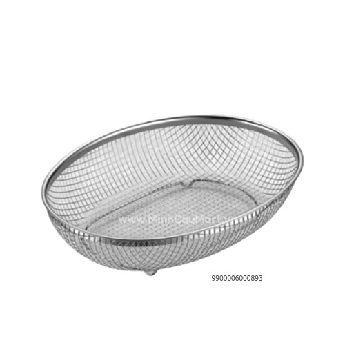 rổ inox đựng trái cây bầu dục 22*31cm 6954