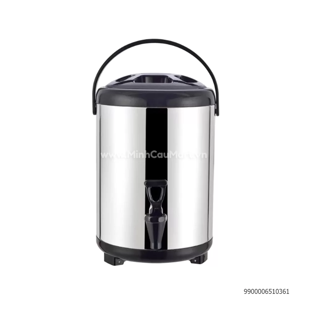 Bình đựng nước bằng thép không gỉ,2 lớp cách nhiệt dung tích 8L