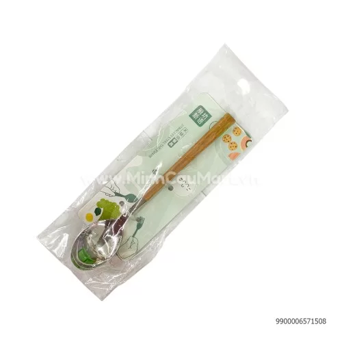 Thìa bột mõm tròn cán vân gỗ KT-0533                                                                                                                                                                                                                      