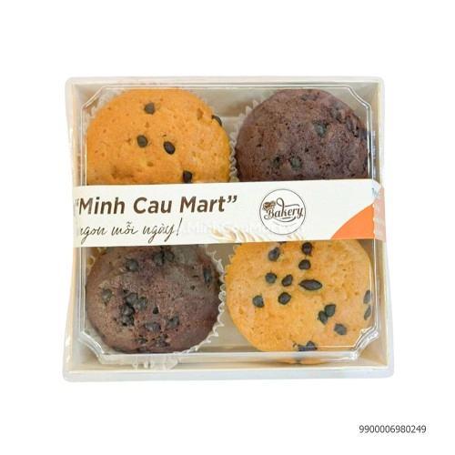 Bánh Muffin Socola MC 4 chiếc/ hộp Bánh Muffin Socola MC 4 chiếc/ hộp