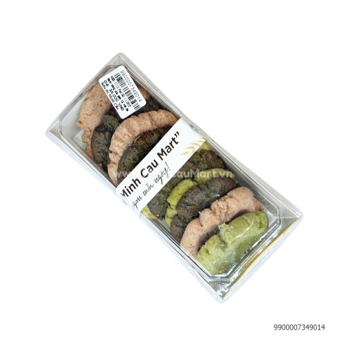 Bánh bông cừu gạo lứt mè đen mix vị 200g Bánh bông cừu gạo lứt mè đen mix vị 200g