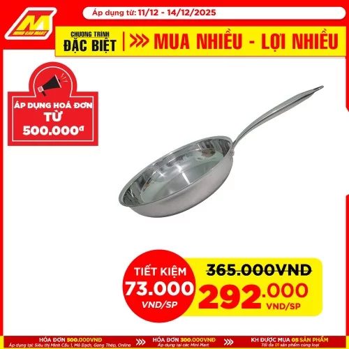 Chảo liền khối big bird 24cm