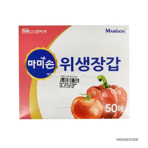 Gang tay dùng 1 lần Mamison hộp 50 chiếc MM16210