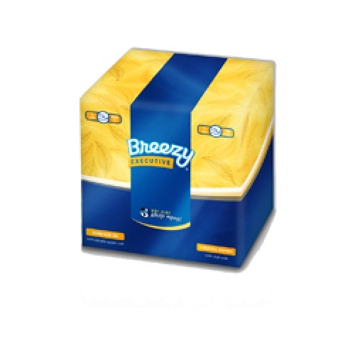 Khăn Giấy Vuông Breezy Executive 100 Tờ