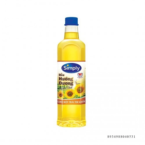 Dầu Hướng Dương Simply 1L Dầu Hướng Dương Simply 1L