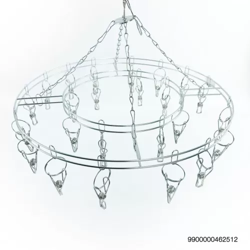 Dù Tròn Inox 24 Kẹp