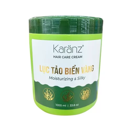 Kem Ủ Tóc Karanz Lục Tảo Biển Vàng 1000ml Kem Ủ Tóc Karanz Lục Tảo Biển Vàng 1000ml