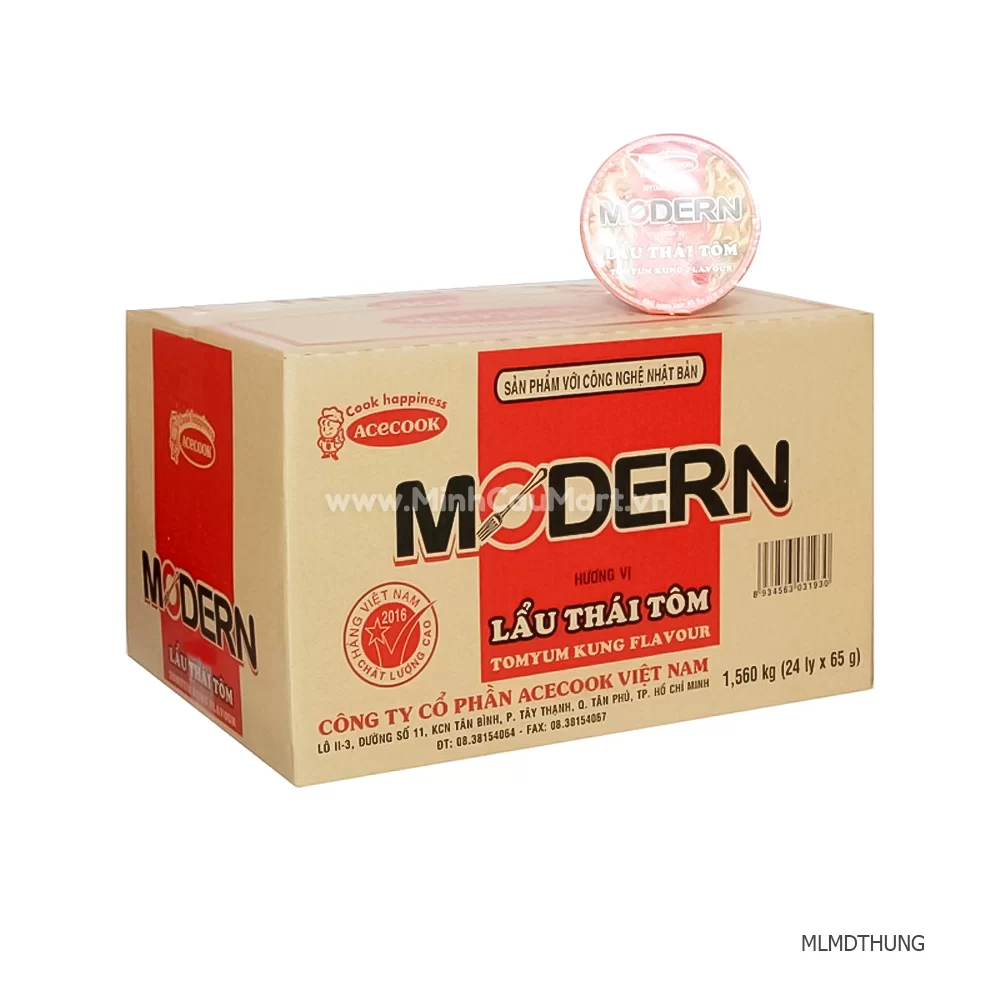 Mì ly moder 24 hộp/thùng Mì ly moder 24 hộp/thùng