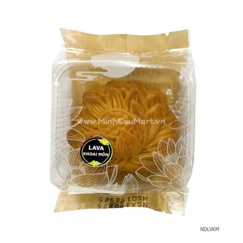 Bánh trung thu Minh Cầu nhân Lava khoai môn 120g   Bánh trung thu Minh Cầu nhân Lava khoai môn 120g
