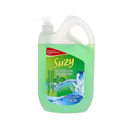 Nước Rửa Chén Suzy Hương Bạc Hà 2.05L Nước Rửa Chén Suzy Hương Bạc Hà 2.05L