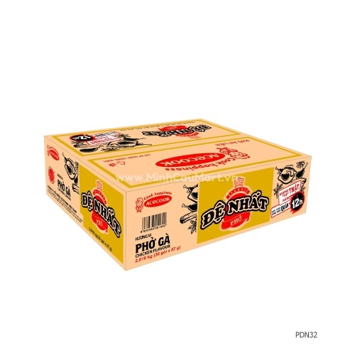 Phở đệ nhất 67g 32 gói/thùng Phở đệ nhất 67g 32 gói/thùng