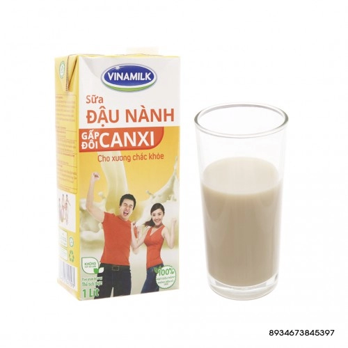 Sữa Đậu Nành Vinamilk Nguyên Chất Canxi 1000ml