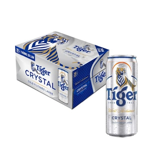 Bia tiger bạc 20 lon/thùng
