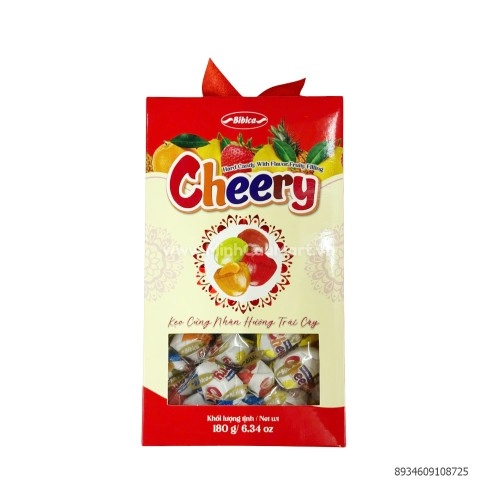 Kẹo cứng Cheery trái cây HG 180g