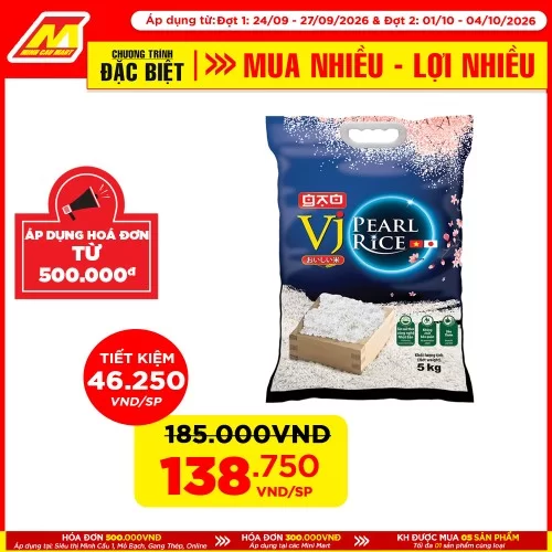 Gạo VJ Pearl Rice 5kg