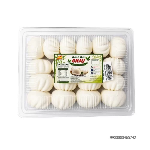 Bánh bao chay Minh  Cầu hộp 350g                                                                                                                                                                                                                          