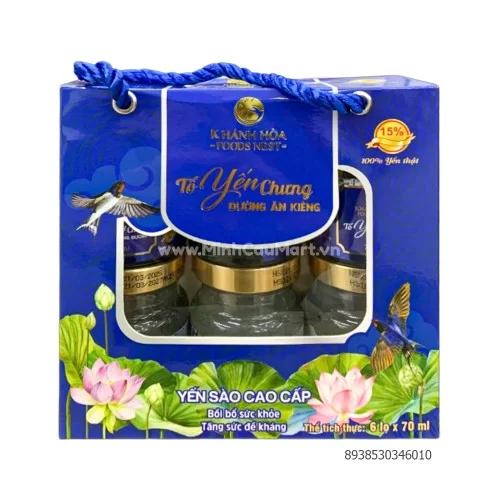 Yến KĐ,đường phèn 15% KH foodnest lốc 70ml*6                                                                                                                                                                                                              