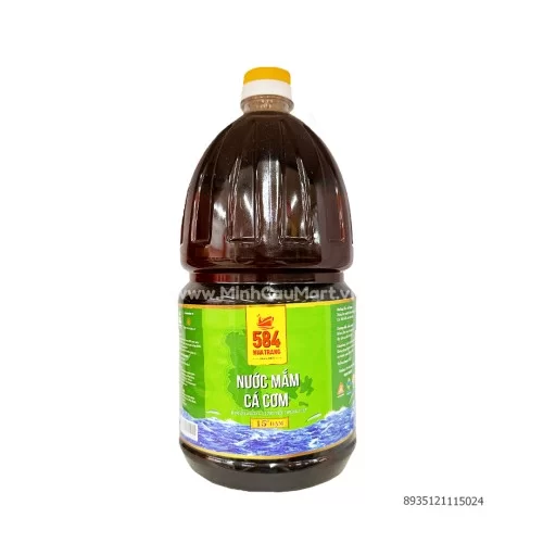Nước mắm cá cơm 584 Nha Trang 15 độ đạm 2l