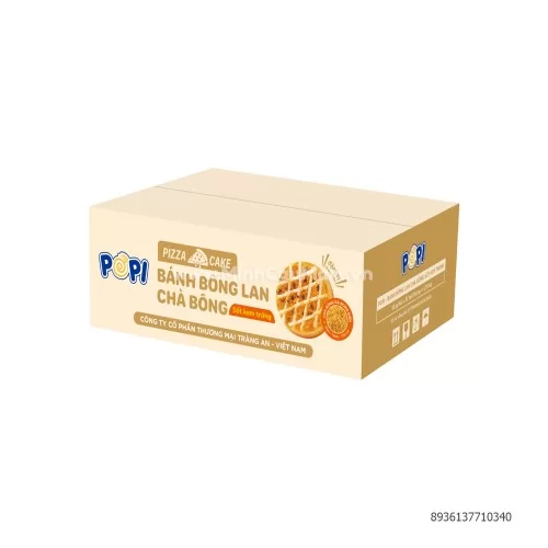 Pipo Bánh bông lan Chà bông sốt kem trứng 55g                                                                                                                                                                                                             