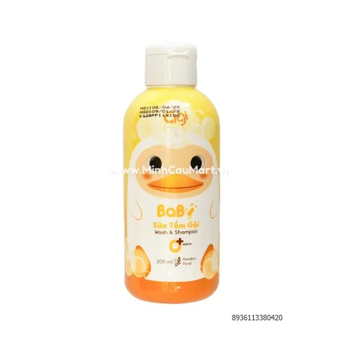 Sữa tắm gội trẻ em AGI hương phấn 200ml