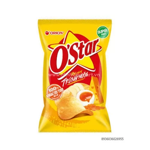Bim Ostar Phô mai Trứng muối 30g(T100)                                                                                                                                                                                                                    