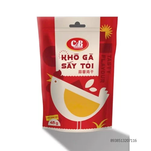 Khô gà sấy tỏi C&B 45g                                                                                                                                                                                                                                    
