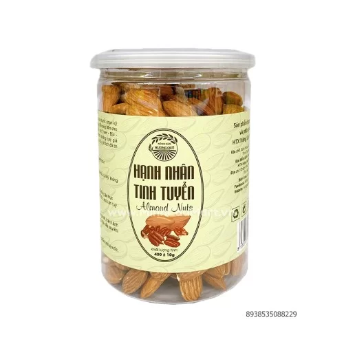 Hạnh nhân Nông Sản Ba Miền hộp 400g 