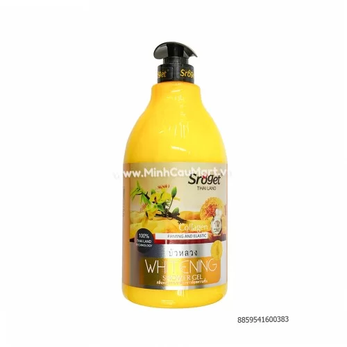 Sữa Tắm Trắng Da Sroget Hương Hoa Mai Vàng 1.3L