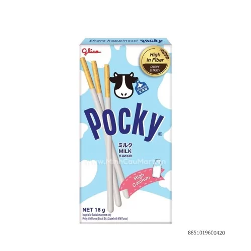 Bánh Que Pocky Sữa Hokkaido 18g                                                                                                                                                                                                                           