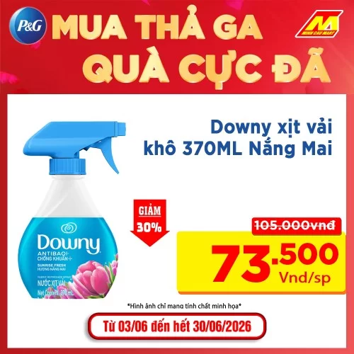 Nước Xịt Thơm Vải Downy Hương Nắng Mai 370ml