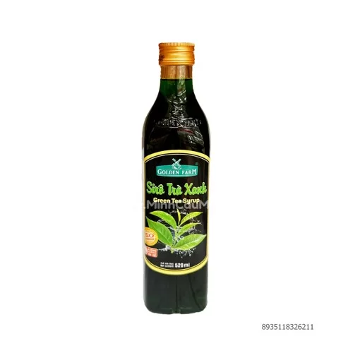 Siro Trà Xanh Golden Farm 520ml