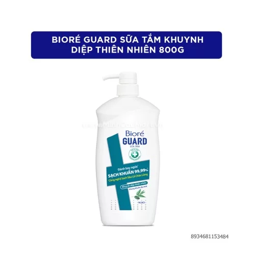 Sữa tắm Guard khuynh diệp 800G                                       