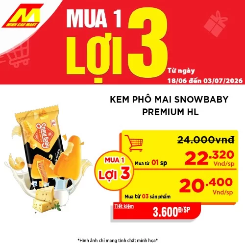 Kem phô mai Snowbaby premium HL       