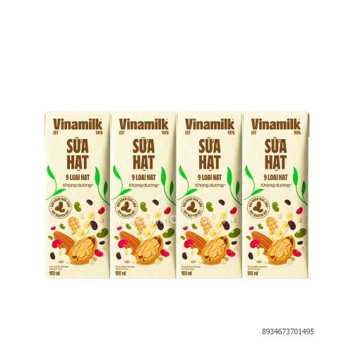 Sữa 9 loại hạt không đường Vinamilk 180ml                                                                                                                                                                                                                 