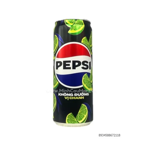 Nước PEPSI Chanh Không Calo Lon 330ml 
