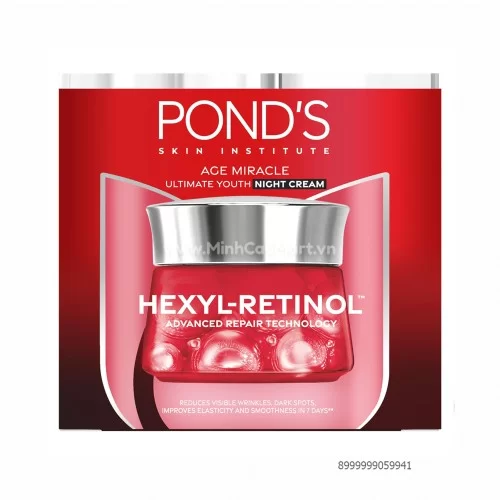 Kem Dưỡng Da Chống Lão Hóa Ngày Đêm Pond's Age Miracle Hexyl-Retinol 45g
