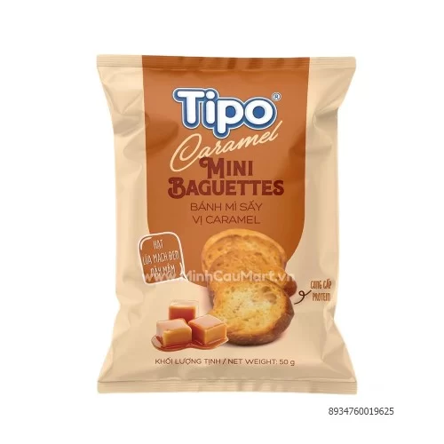 Bánh mì nướng Caramen Tipo 50g                                                                                                                                                                                                                            
