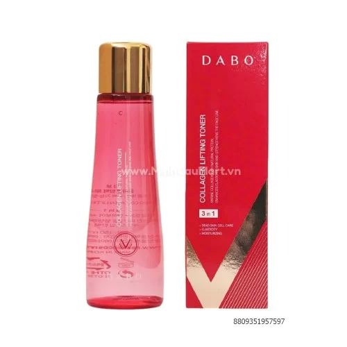 Nước hoa hồng nâng cơ trắng da Dabo Collagen Lifting Toner 150ml