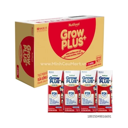 SUDD Grow Plus cho tre suy dinh duong ,thap coi 180ml 48 hop/thung 