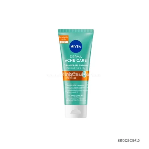 Sữa rửa mặt Nivea Derma Acne Care trị mụn 90ml                                                                                                                                                                                                            