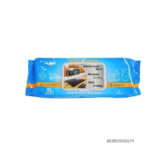 Khăn ướt lau bếp TIMI 50 miếng                                                                                                                                                                                                                            