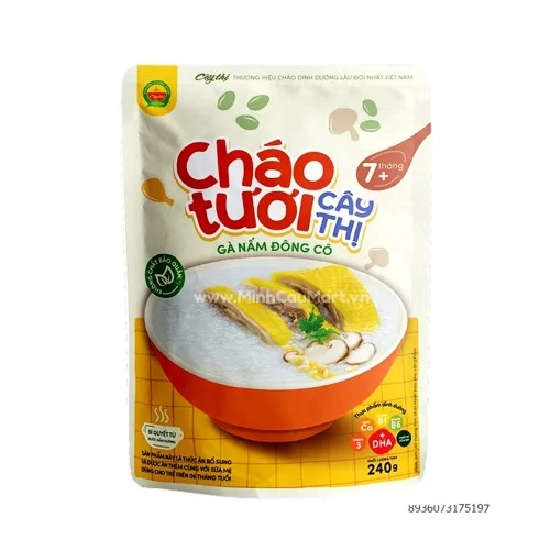 Cháo tươi hải sản + gà + cá Cây Thị 260gr                                                                                                                                                                                                                 