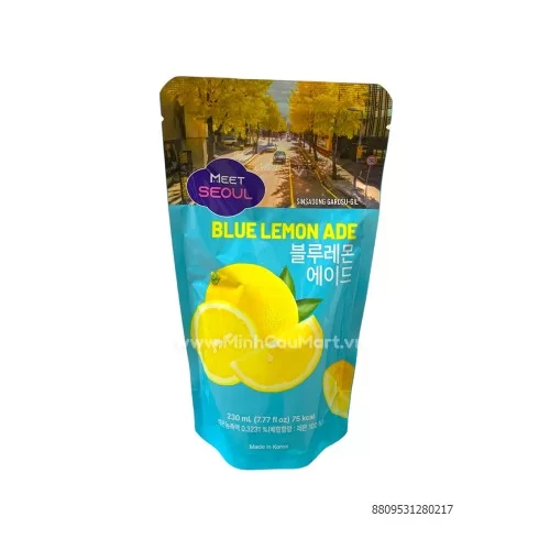 Nước Trái Cây Meet Seoul Vị Chanh Xanh Gói 230ml